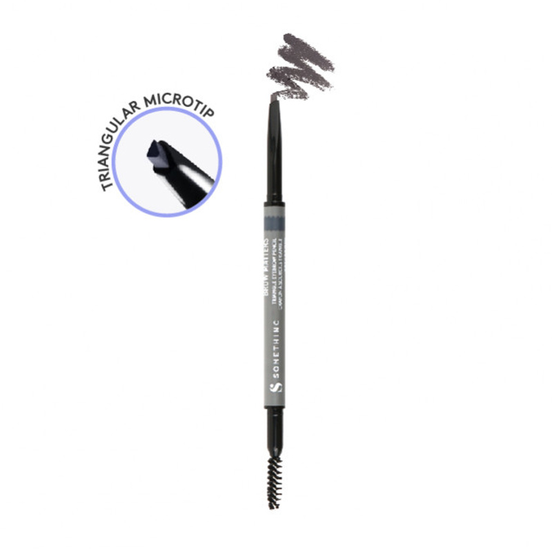 Somethinc Brow Matters Retractable Triangle Eyebrow Gray Brown 0.1gr | Gogobli