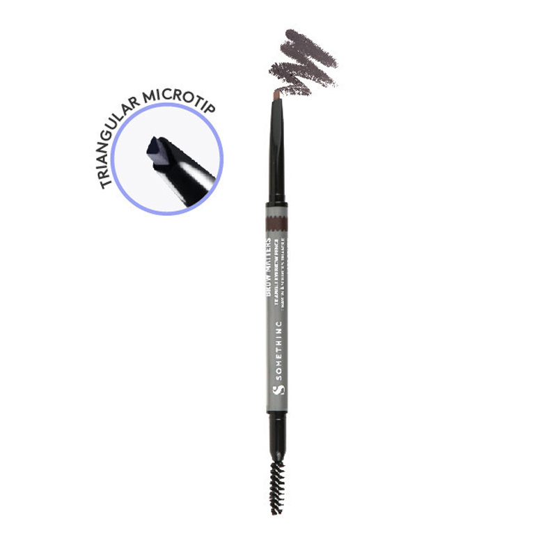 Somethinc Brow Matters Retractable Triangle Eyebrow Dark Brown 0.1gr | Gogobli