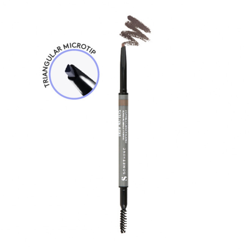 Somethinc Brow Matters Retractable Triangle Eyebrow Dark Chocolate 0.1gr | Gogobli