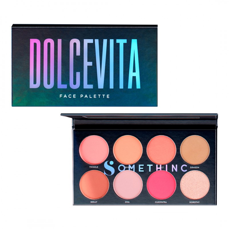 Somethinc Dolcevita Face Palette Blush Contour Highlighter | Gogobli