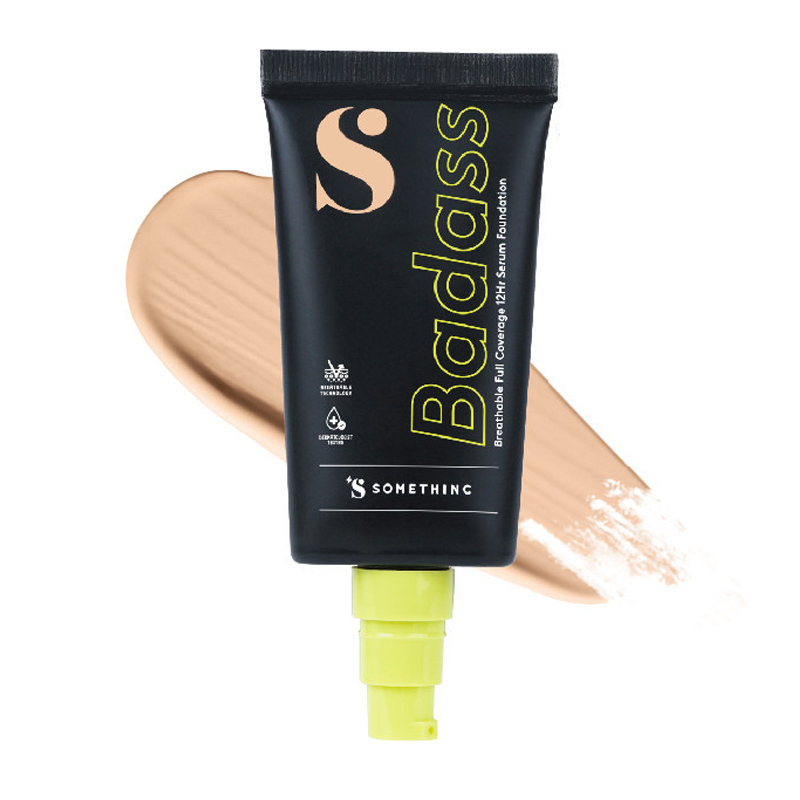 Somethinc Badass Breathable Full Coverage 12Hr Serum Foundation W01 Bijoux 30ml | Gogobli