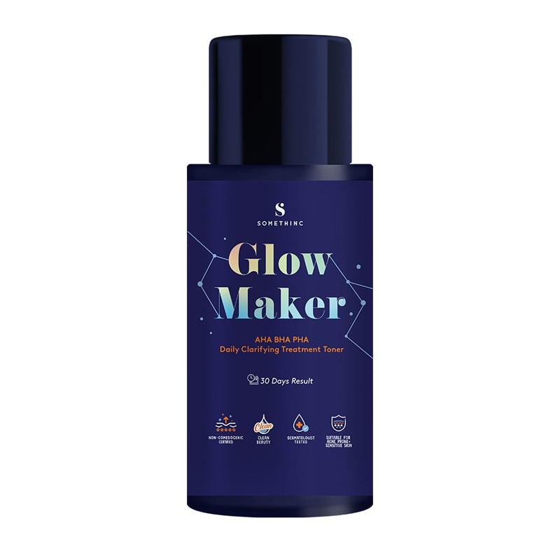 Somethinc Glow Maker AHA BHA PHA Clarifying Treatment Toner 40ml  | Gogobli