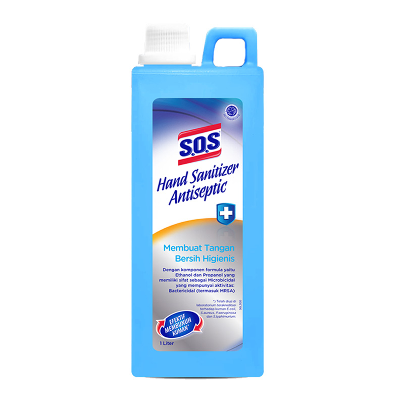 SOS Hand Sanitizer Antiseptic Botol Refill 1000ml | Gogobli
