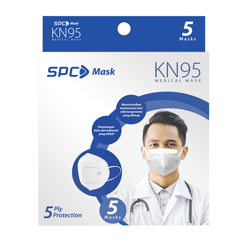 Masker SPC Mask KN95 Medical Mask 5s | Gogobli