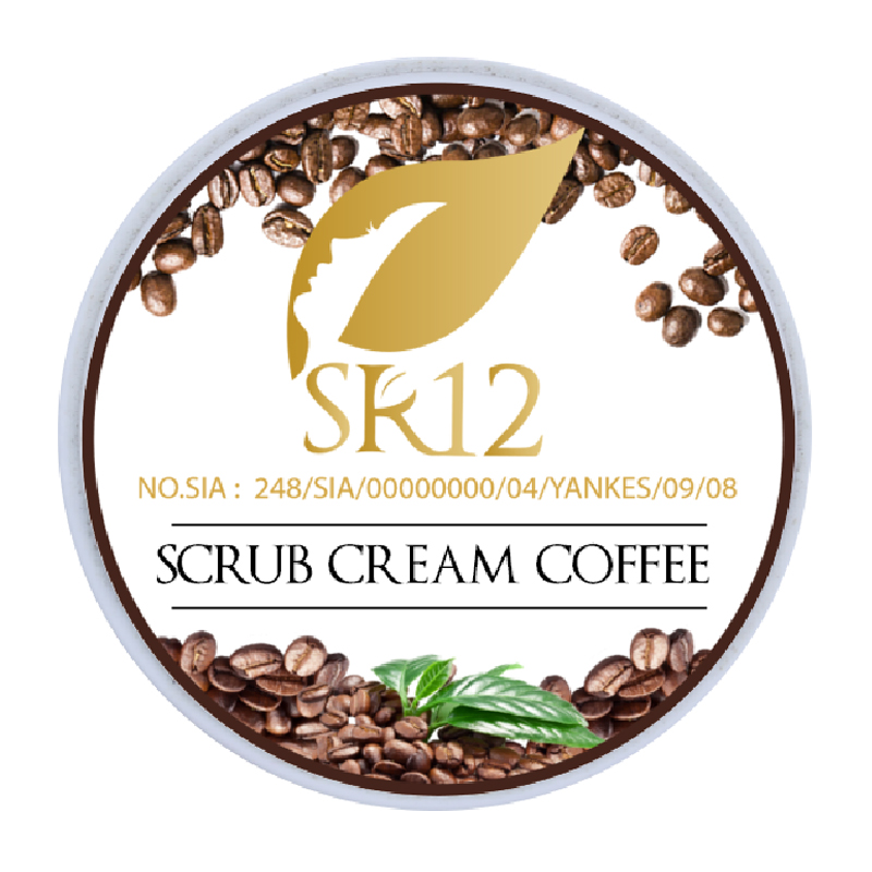 SR12 Scrub Cream Coffee 125gr | Gogobli