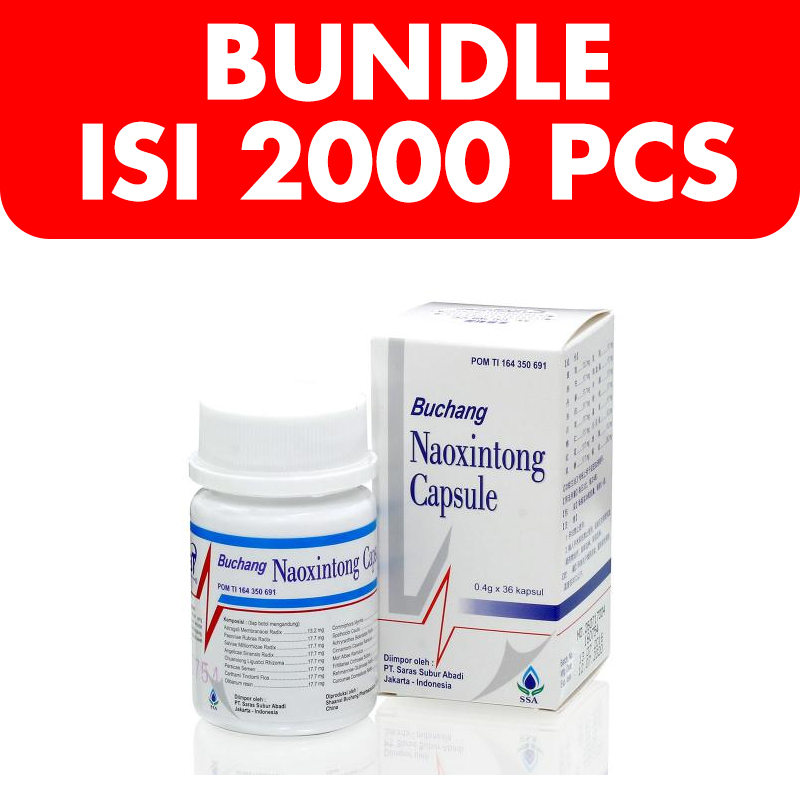 Buchang Naoxintong Capsule 36s Botol (Bundle Isi 2000 Dus) | Gogobli