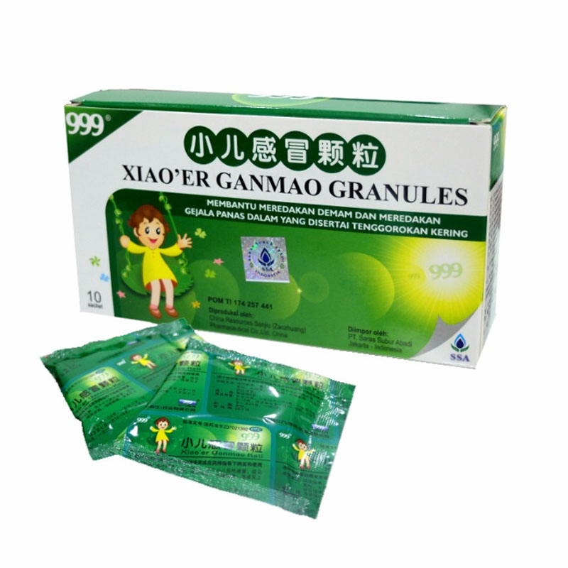 999 Xiao Er Ganmao Granules 10s | Gogobli