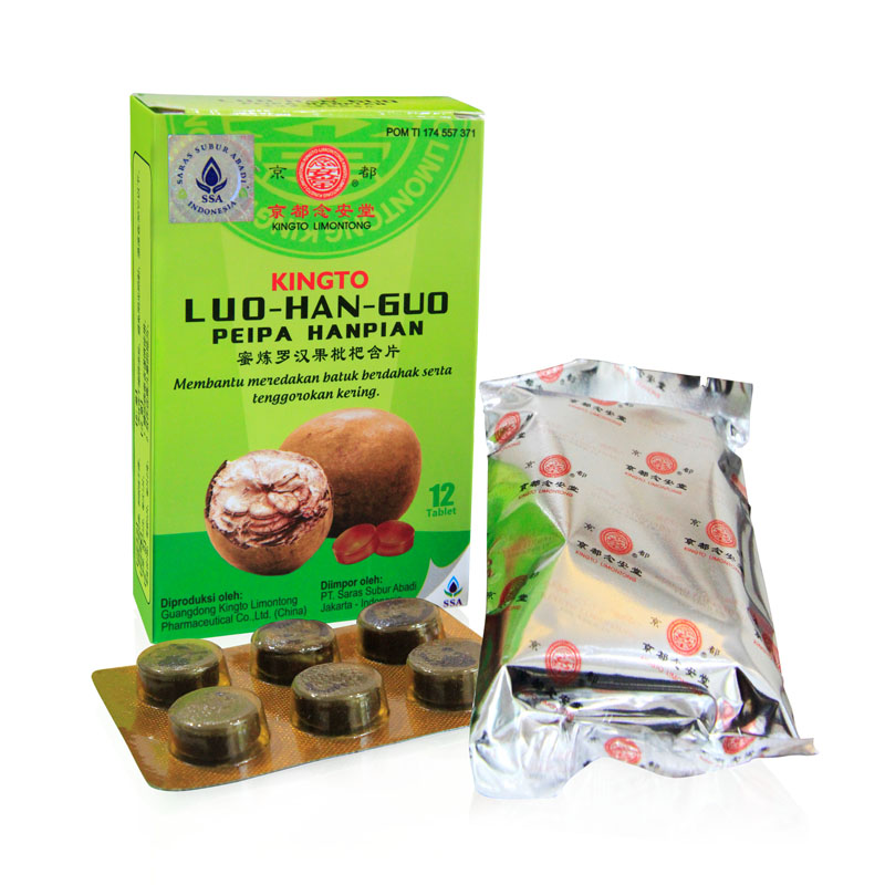 Kingto Luohanguo Peipa Hanpian 12 Tablet | Gogobli