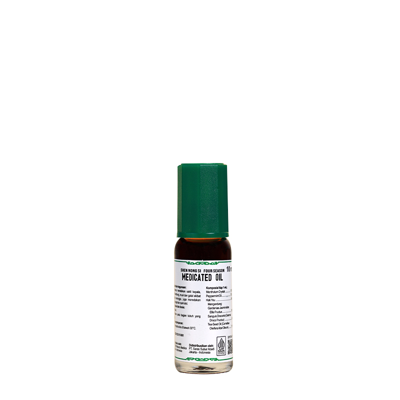 Shen Nong Si Four Season Medicated Oil Roll On 10ml | Gogobli