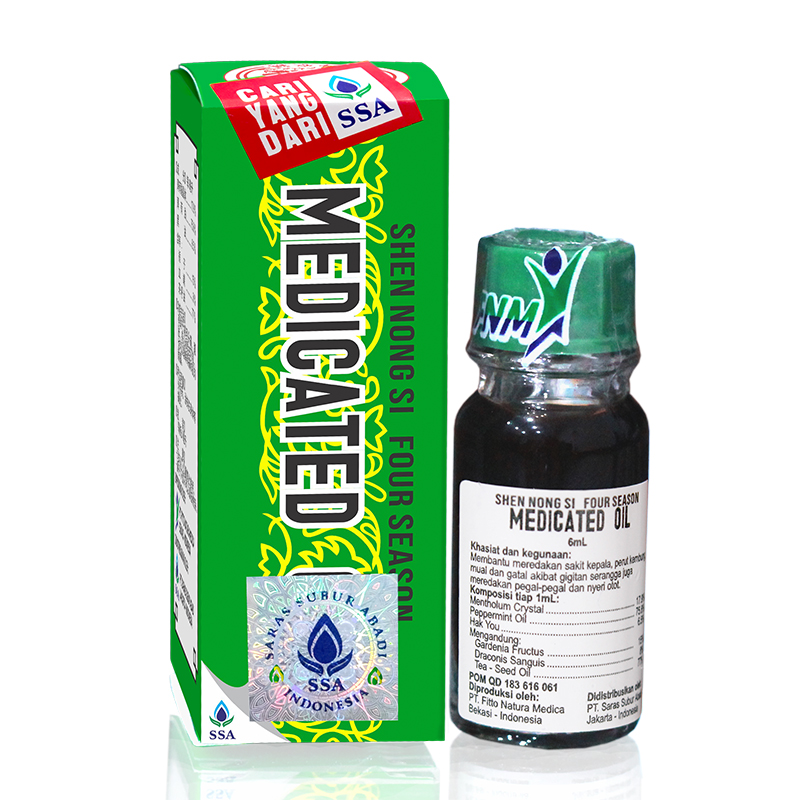 Shen Nong Si Four Season Medicated Oil 6ml | Gogobli