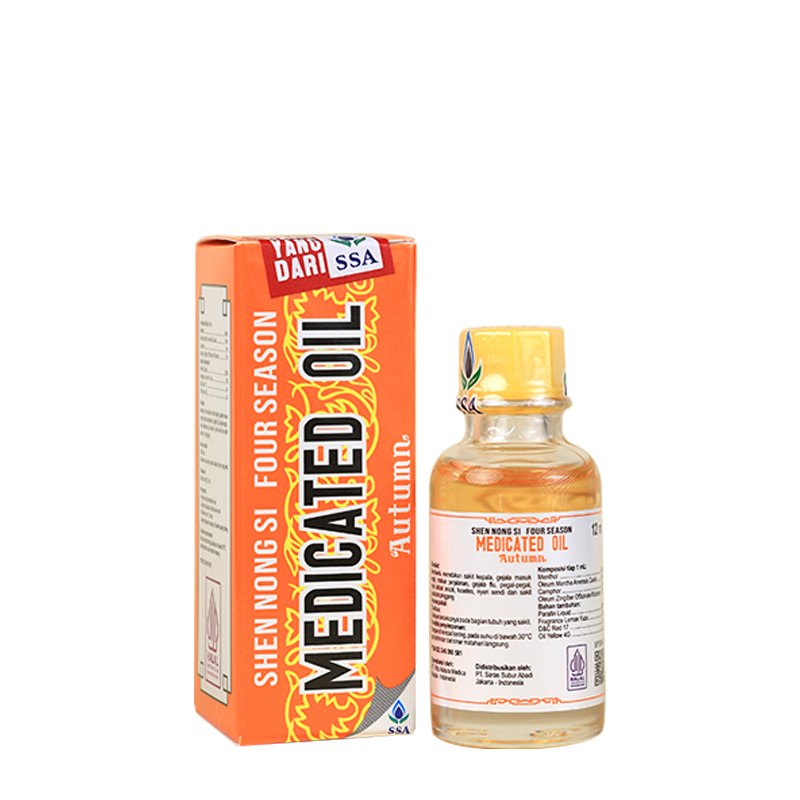 Shen Nong Si Four Season Medicated Oil Autumn 12ml | Gogobli