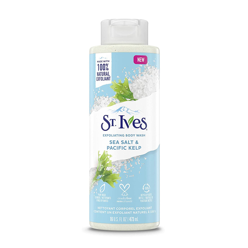 ST.Ives Exfoliating Body Wash Sea Salt And Pacific Kelp 473ml | Gogobli