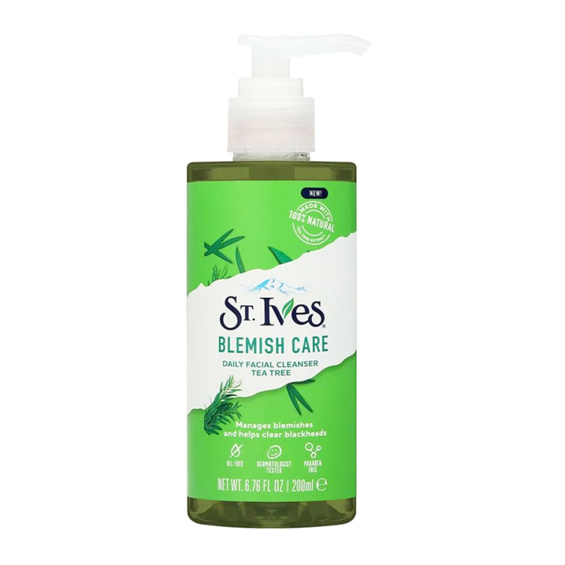 ST.Ives Daily Facial Cleanser Blemish Care Tea Tree 200ml | Gogobli