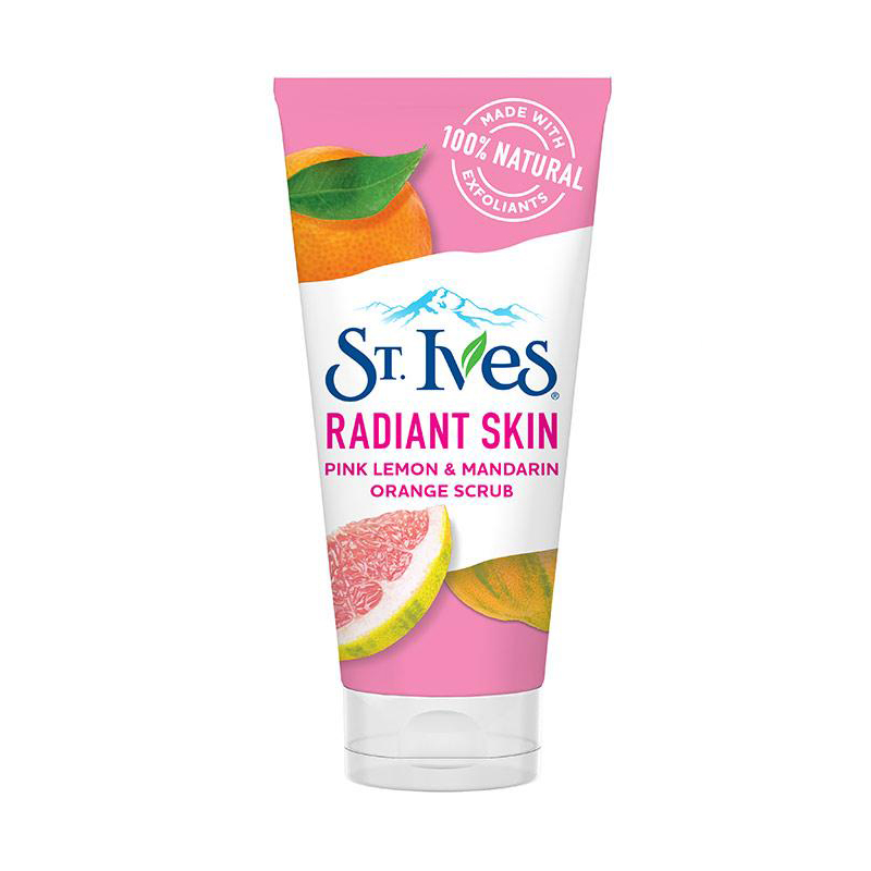 ST.Ives Radiant Skin Pink Lemon And Mandarin Orange Face Scrub 170gr | Gogobli