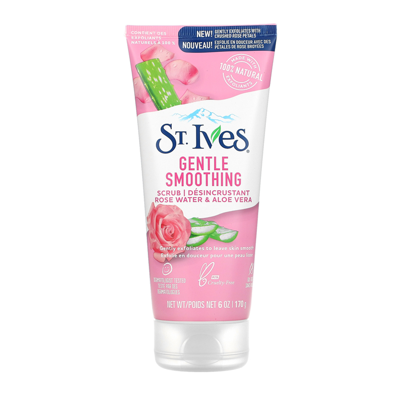 ST.Ives Gentle Smoothing Rose Water And Aloe Vera Face Scrub 170gr | Gogobli