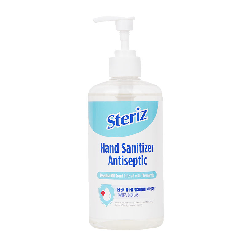 Steriz Hand Sanitizer Antiseptic Essential Oil Scent 500ml | Gogobli