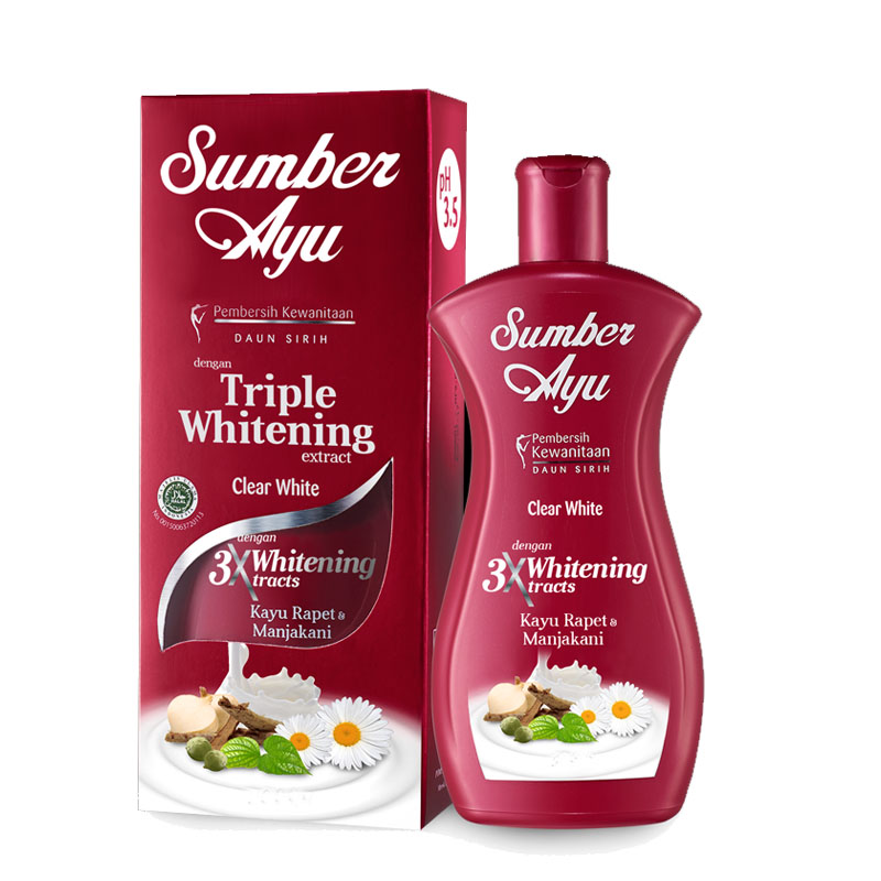 Sumber Ayu Triple Whitening FHW Clear White 50ml | Gogobli