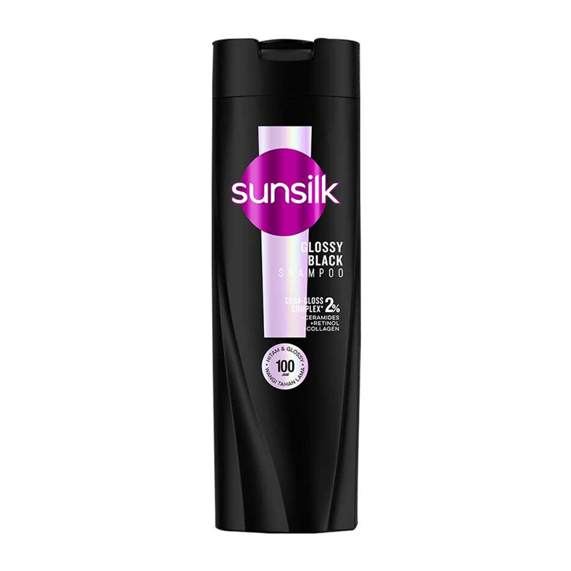 Sunsilk Shampoo Glossy Black 70ml | Gogobli