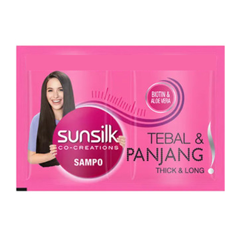 Sunsilk Shampoo Thick And Long Sachet 9ml | Gogobli
