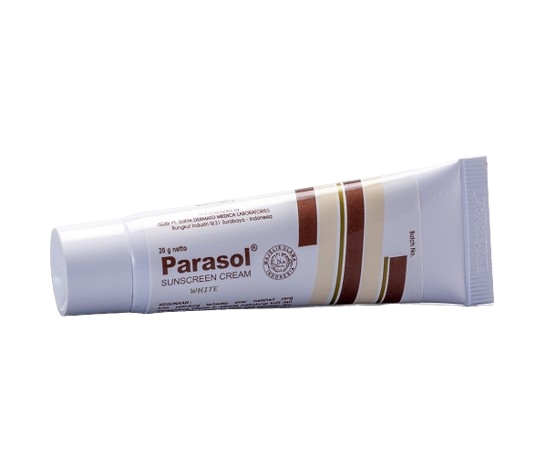 Parasol Sunscreen Cream White 20gr | Gogobli