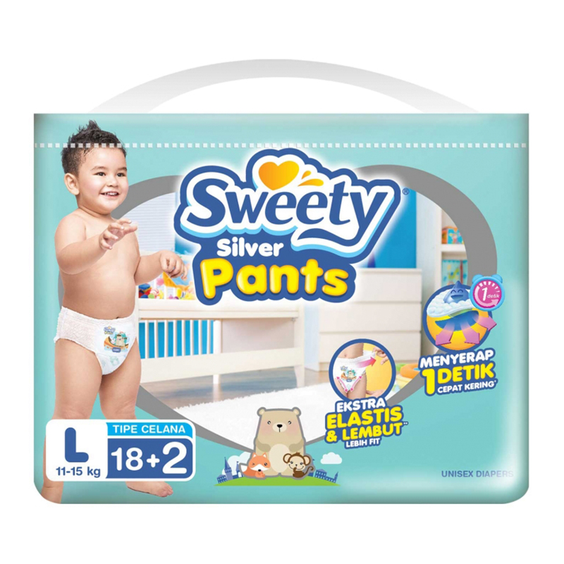 Sweety Silver Pants L 18+2s | Gogobli