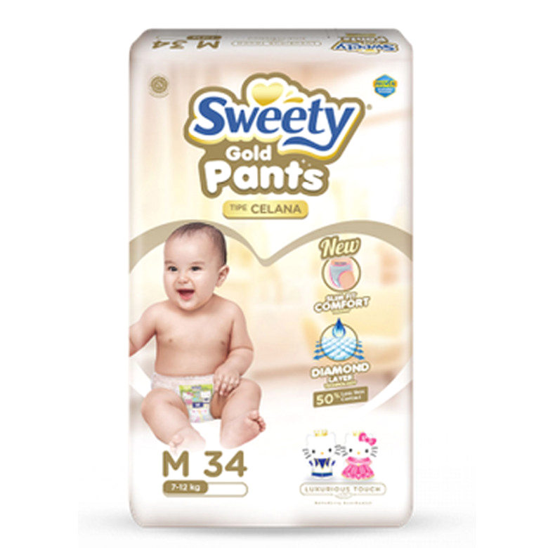Sweety Gold Pants M 34s | Gogobli