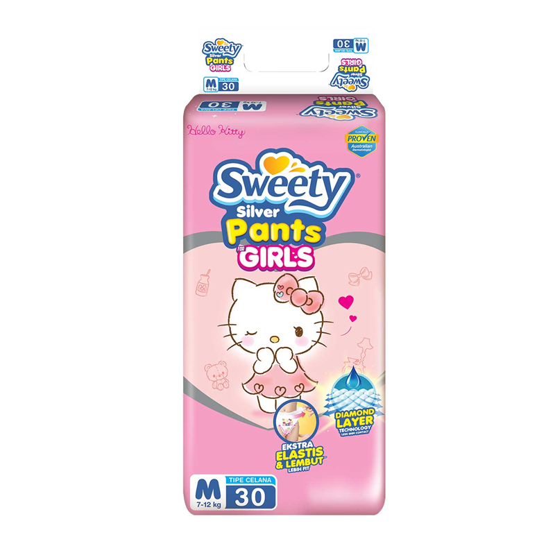 Sweety Silver Pants Girls M 30s | Gogobli
