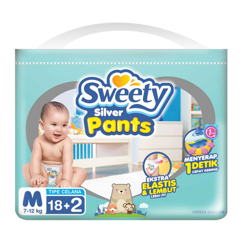 Sweety Silver Pants M 18+2s | Gogobli
