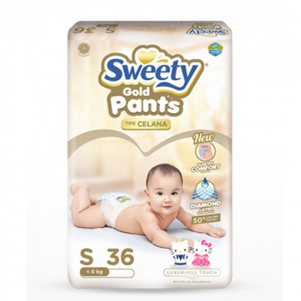 Sweety Gold Pants S 36s | Gogobli