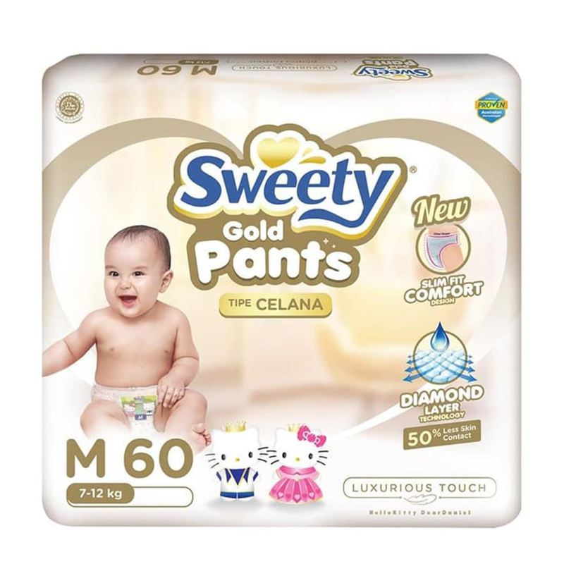 Sweety Gold Pants M 60s | Gogobli