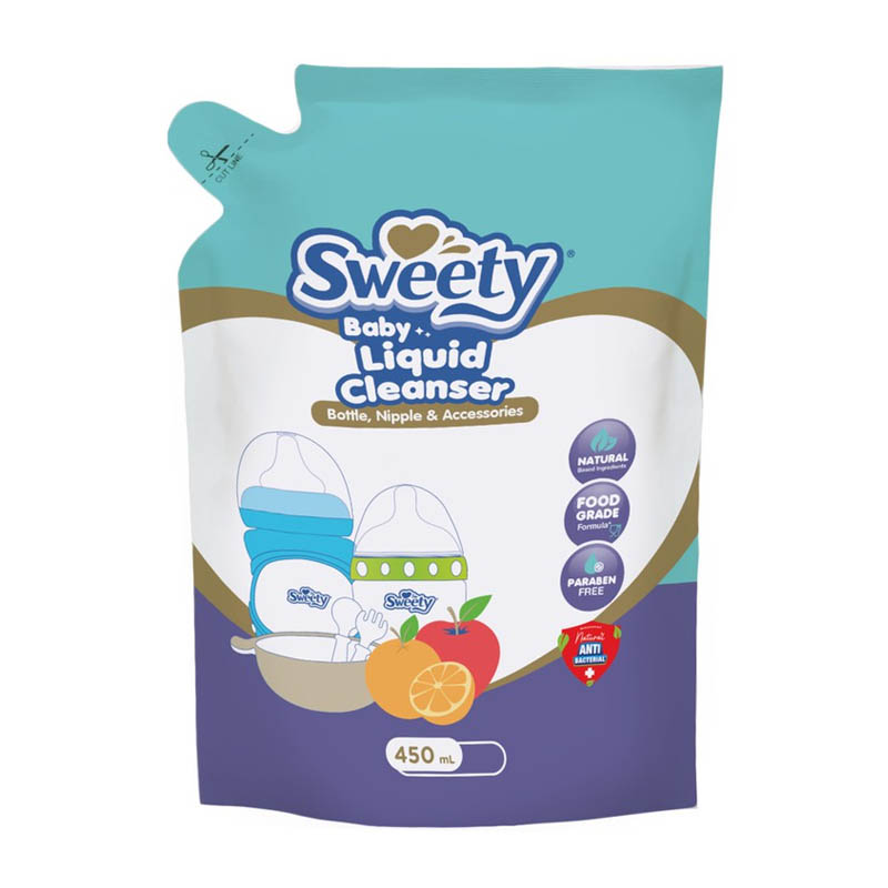 Sweety Baby Liquid Cleanser Pouch 450ml | Gogobli