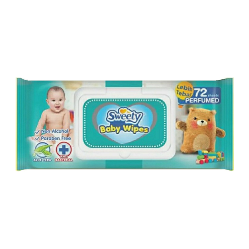 Sweety Baby Wipes Perfumed 72s | Gogobli