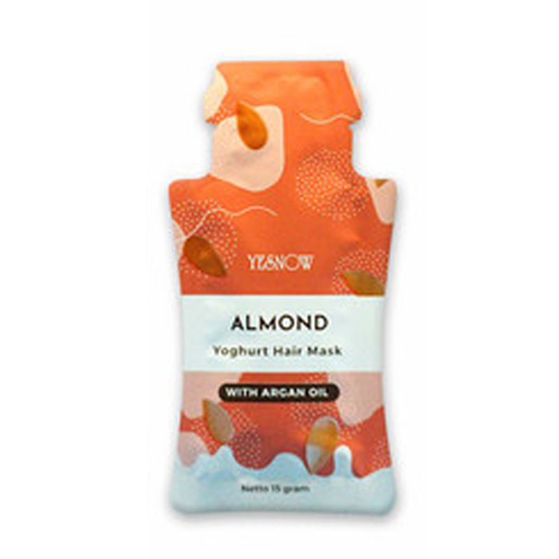 Yesnow Yoghurt Hair Mask Almond 15gr | Gogobli
