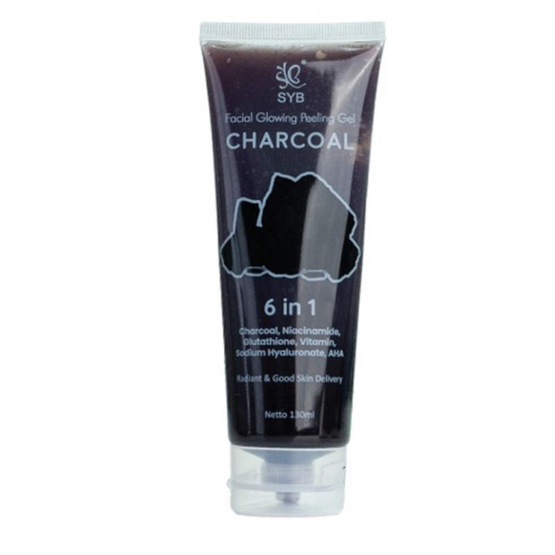 SYB Facial Glowing Peeling Gel Charcoal 130ml | Gogobli