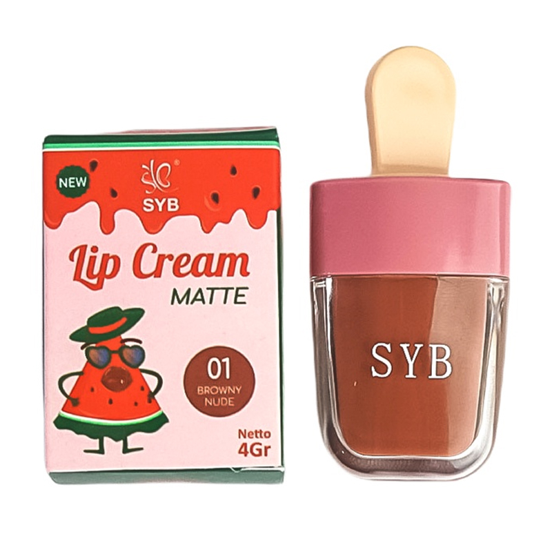 New SYB Lip Cream Matte Browny Nude 4gr | Gogobli