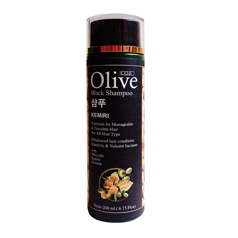 Co.e Olive Black Hair Shampoo Kemiri 200ml | Gogobli