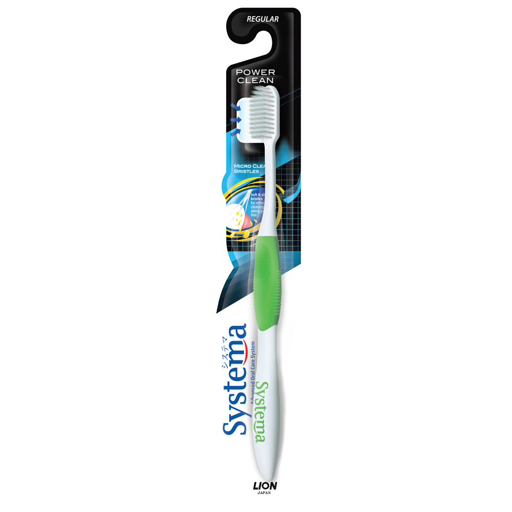 Systema Toothbrush Power Clean Regular Head | Gogobli