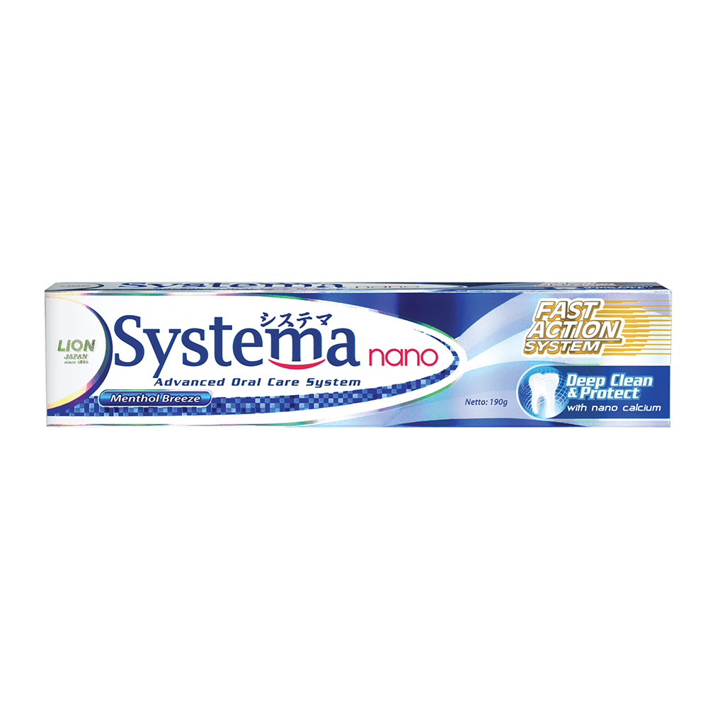 Systema Toothpaste Nano Menthol Breeze 190gr | Gogobli
