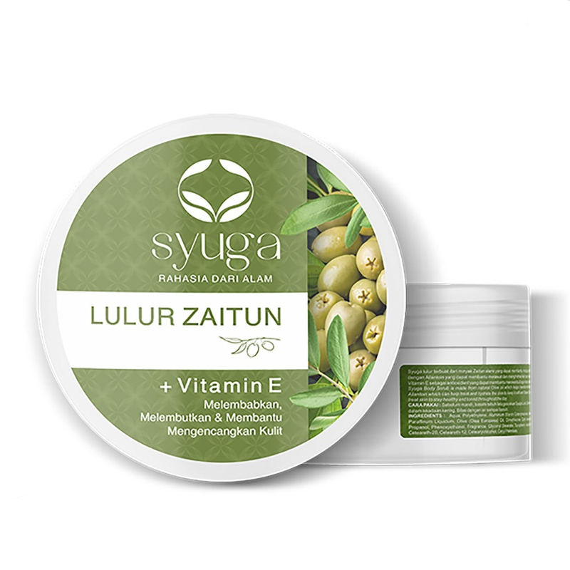 Syuga Lulur Zaitun + Vitamin E 100gr | Gogobli