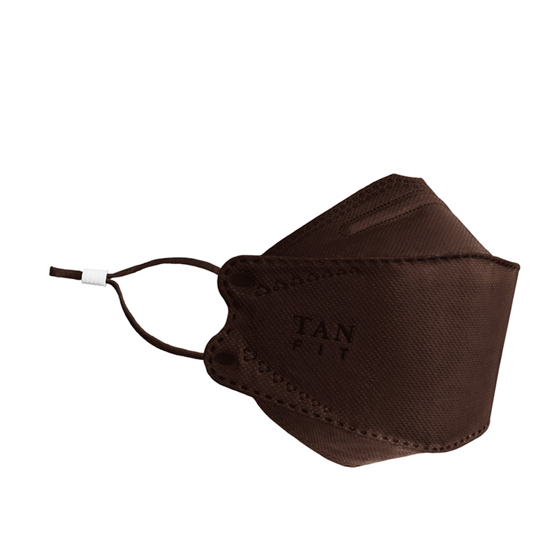 Tan Fit Protective Masker KF94 Mocha Brown 10s | Gogobli