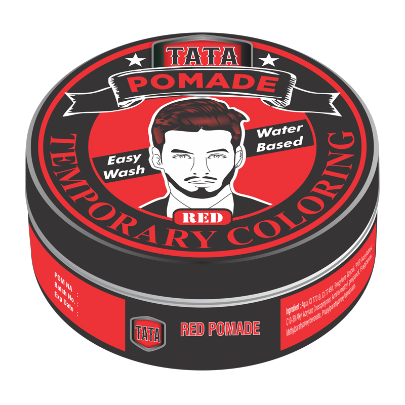 Tata Styling Pomade Temporary Coloring Red 75gr | Gogobli