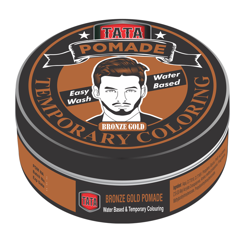 Tata Styling Pomade Temporary Coloring Bronze Gold 75gr | Gogobli
