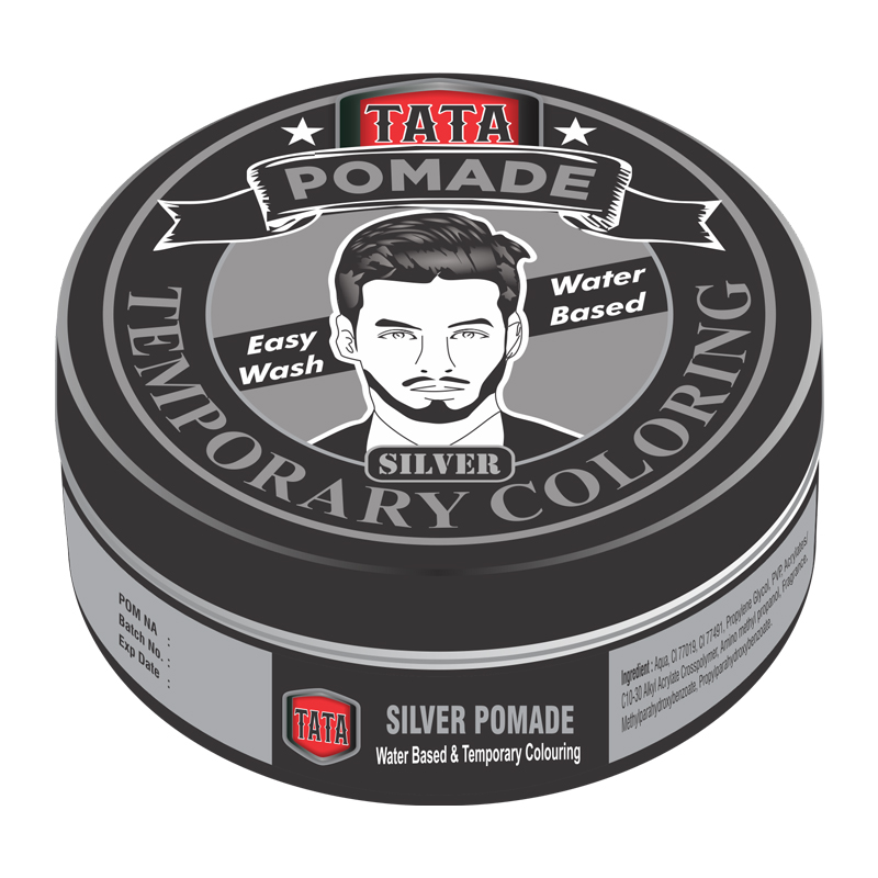 Tata Styling Pomade Temporary Coloring Silver 75gr | Gogobli
