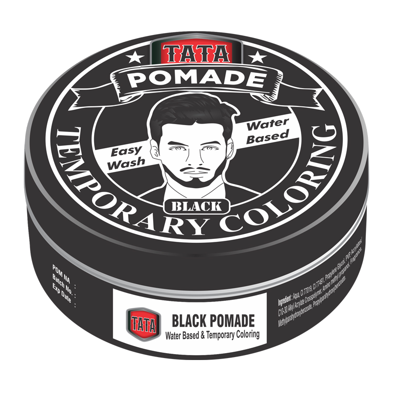 Tata Styling Pomade Temporary Coloring Black 75gr | Gogobli