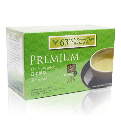 Teh 63 Premium Japanese Green Tea (20 Teabags) | Gogobli