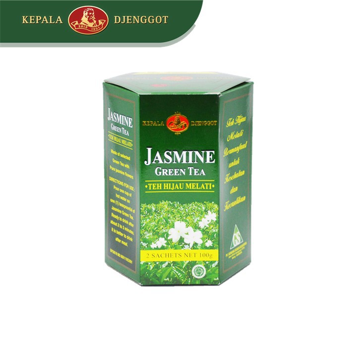 Teh Kepala Djenggot Jasmine Green Tea 100gr | Gogobli