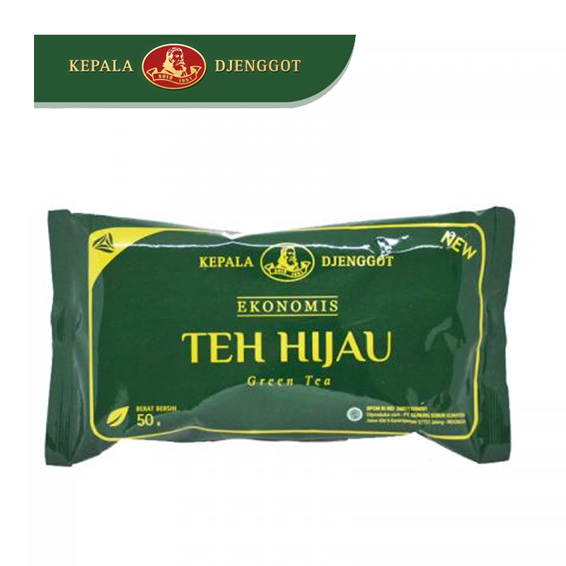 Teh Kepala Djenggot Teh Hijau Sachet Ekonomis 50gr | Gogobli