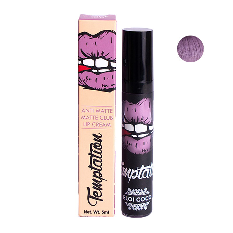 Temptation Anti Matte Matte Club Lip Cream Purple Rain 5ml | Gogobli