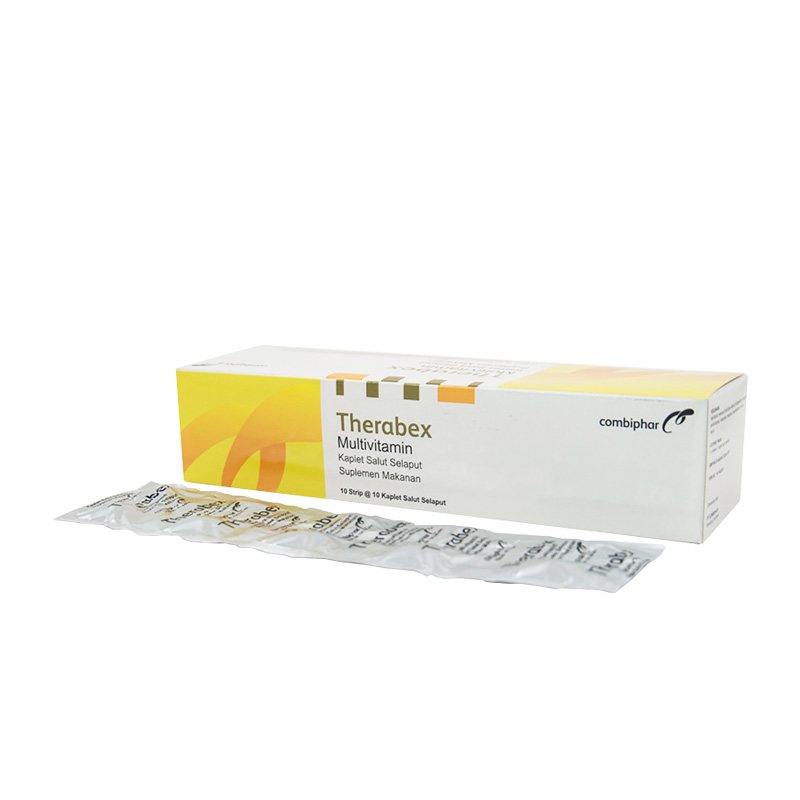 Therabex Multivitamin (10 Strip @ 10 Kaplet Salut Selaput) | Gogobli