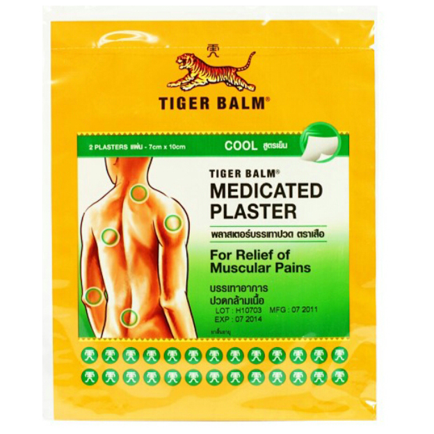 Tiger Balm Plaster (S) Cool (1 Sachet @ 2 Lembar) | Gogobli